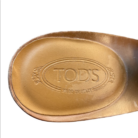 Tod’s Sasha Gomma sandal sz 40.5, Tan - Picture 4 of 7